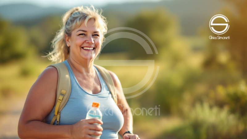 Imagem mostrando pessoa com uma vida saudável após cirurgia bariátrica